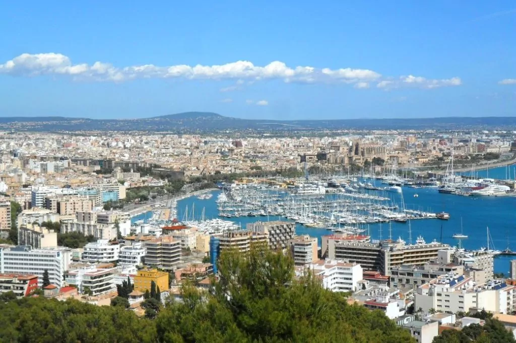 Hafen und Stadt von Palma de Mallorca
